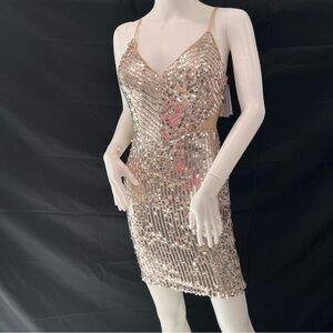 Sequence Women’s Dress Gold